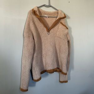 Pink Lily fuzzy pullover